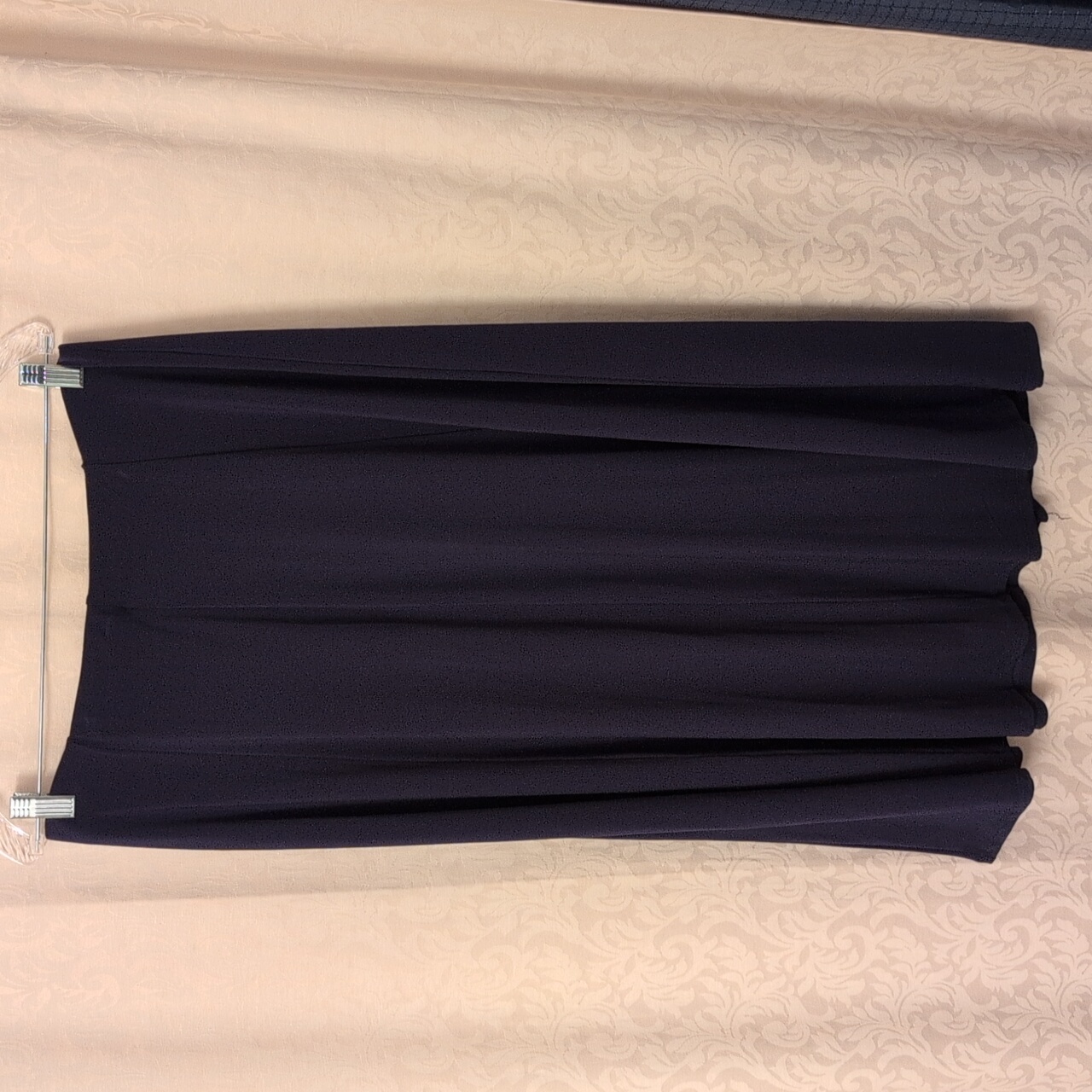 Woman Within Classic Navy Midi Skirt 14/16